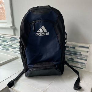 Blue Addidas soccer backpack